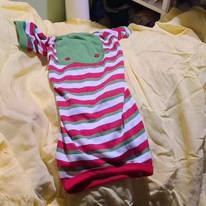 Heart to Tail dog striped outfit